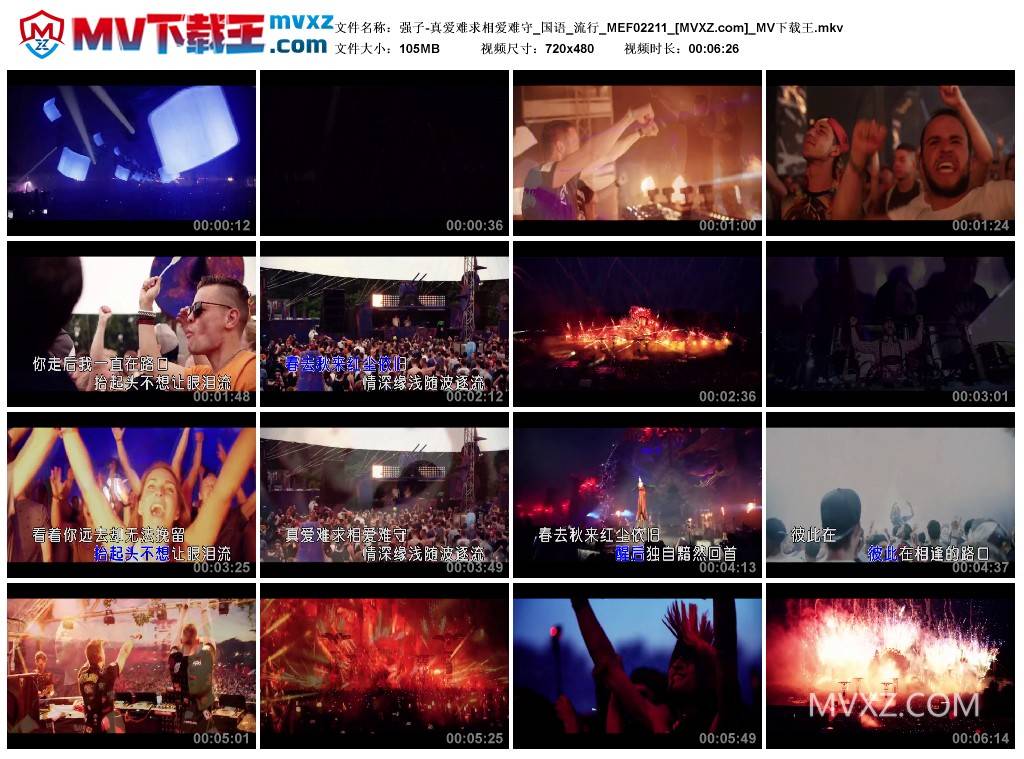 强子-真爱难求相爱难守_国语_流行_MEF02211